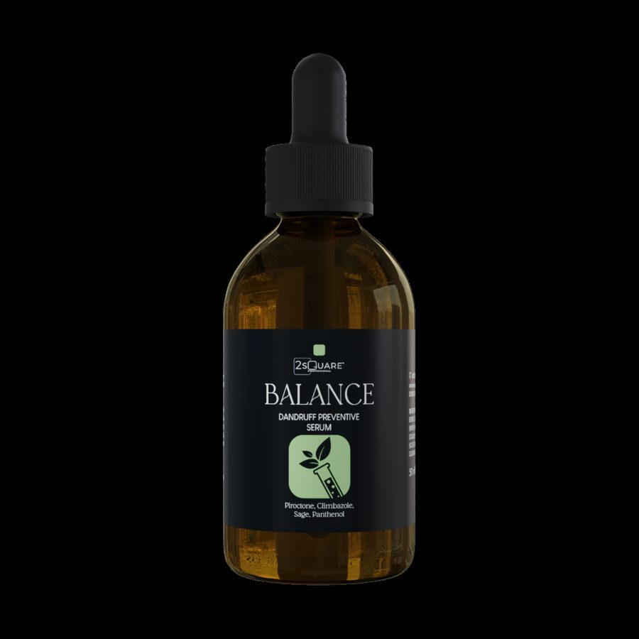 Frasco ámbar con gotero del sérum BALANCE de 2Square Professional